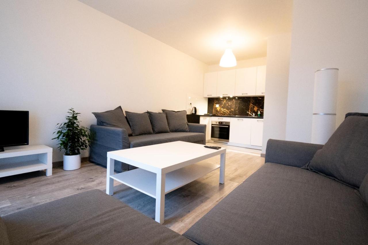 Apartament Alpha Lodź Bagian luar foto